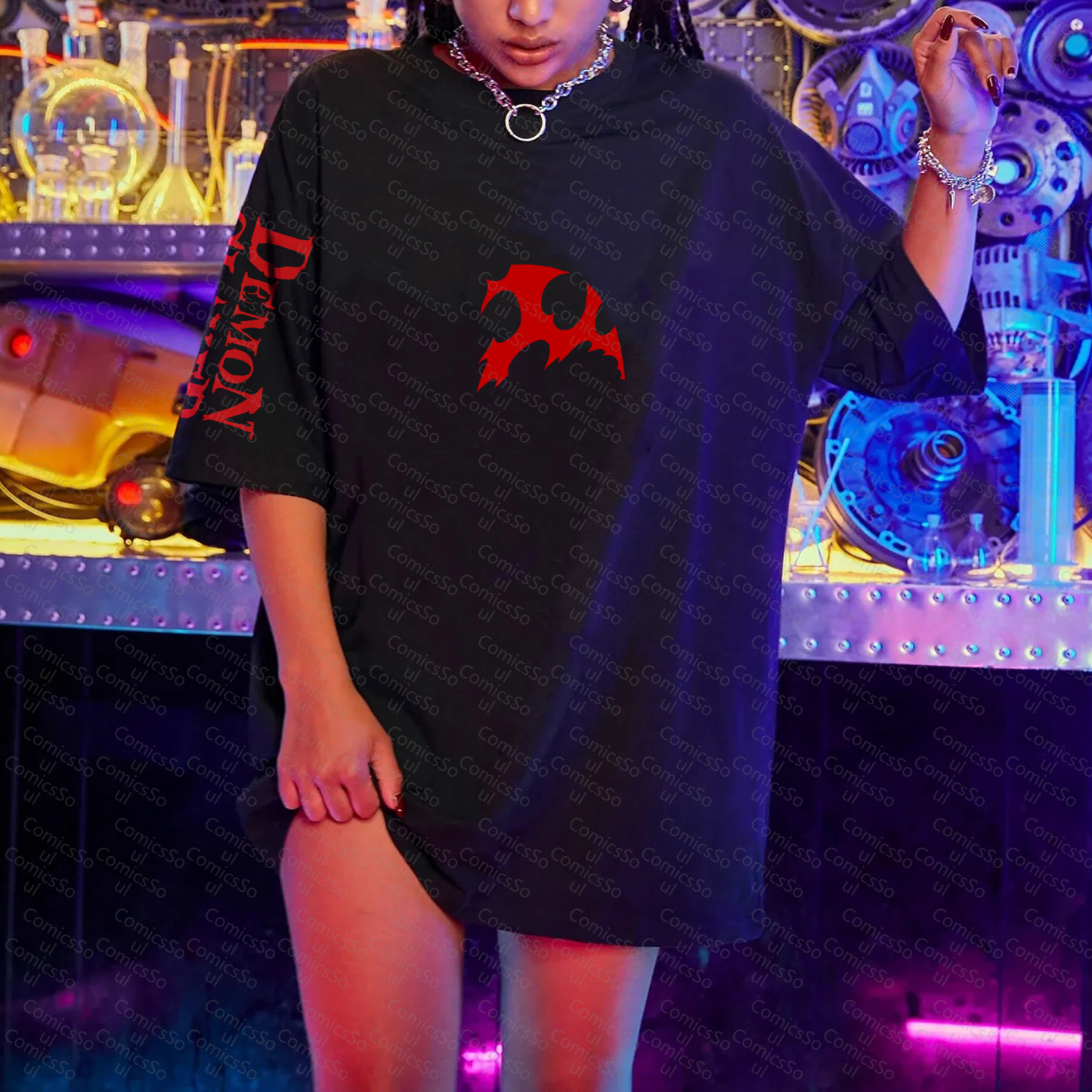 "Demon Slayer" Anime Inspired Vintage T-Shirt