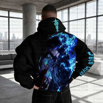 Unisex Anime Graphic Streetwear Wintage Plush Hoodie