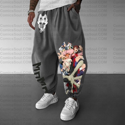 Unisex Anime Printed Gift Oversized Harem Pants