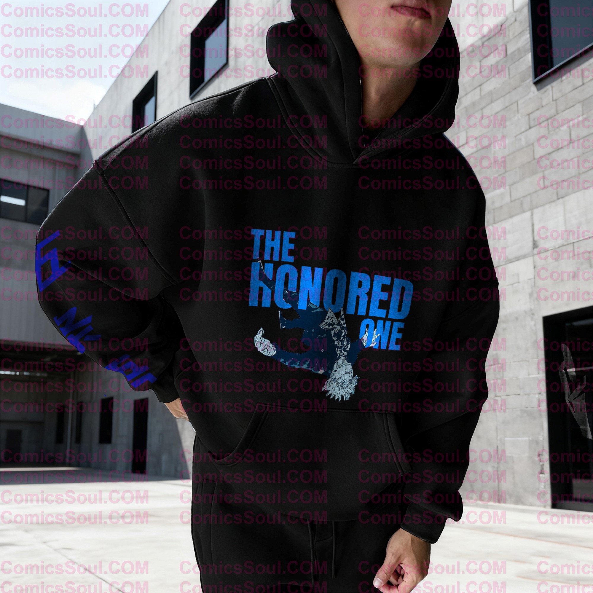 plus velvetUnisex Anime Graphic Streetwear Vintage Hoodie