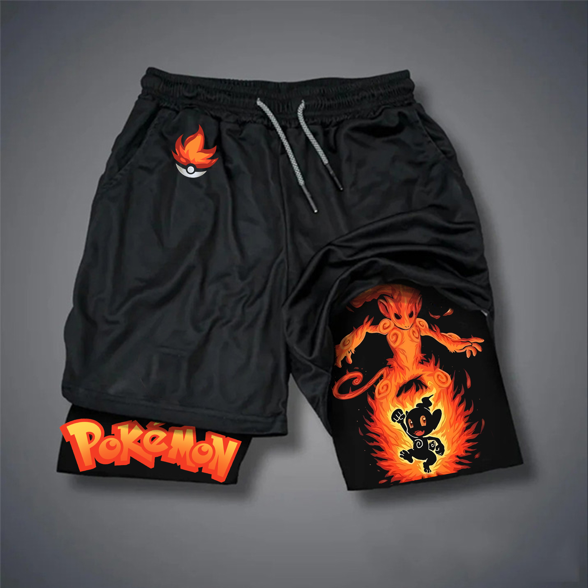 Unisex Casual Anime Streetwear Shorts