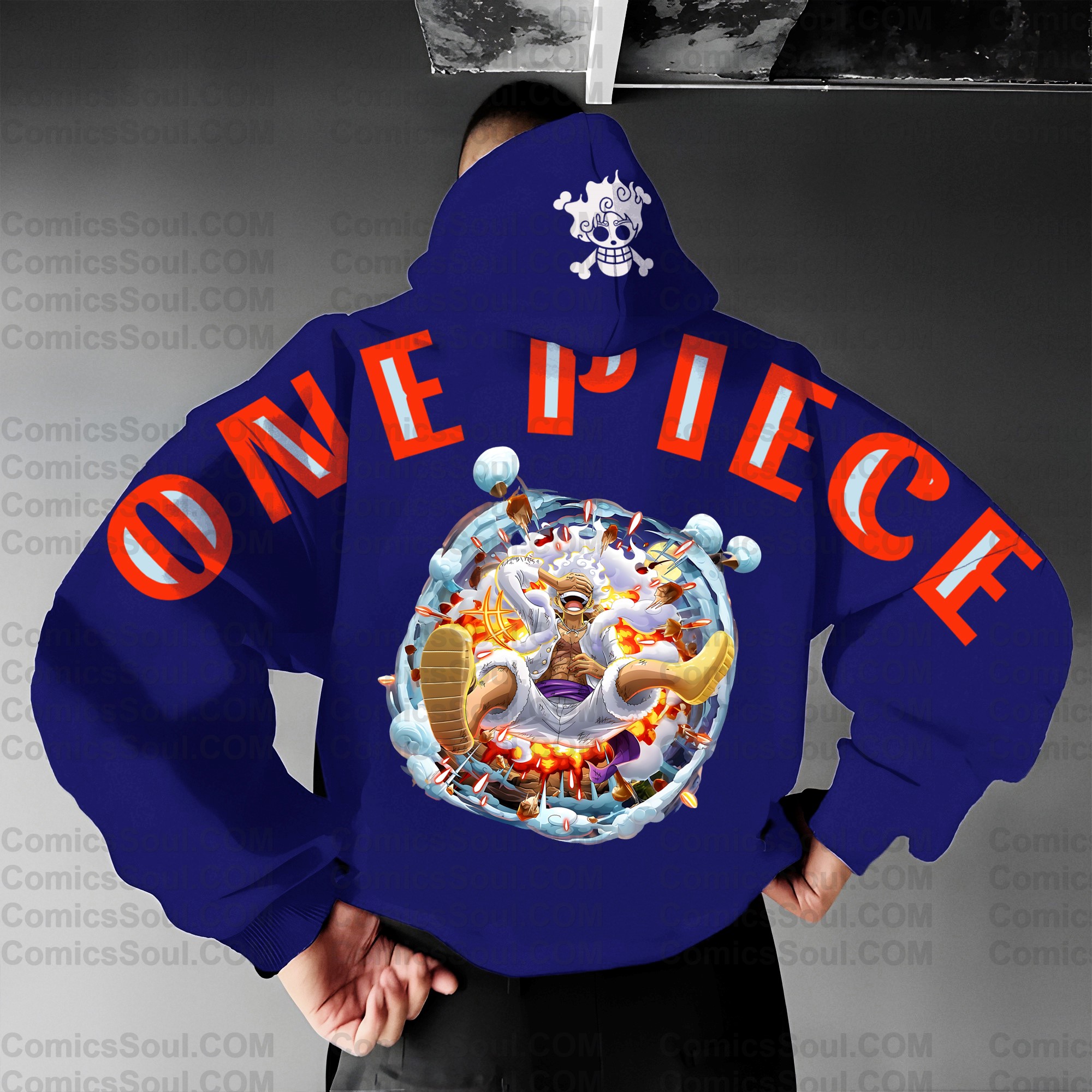 (Plus Velvet)Unisex Anime Graphic Streetwear Vintage Hoodie