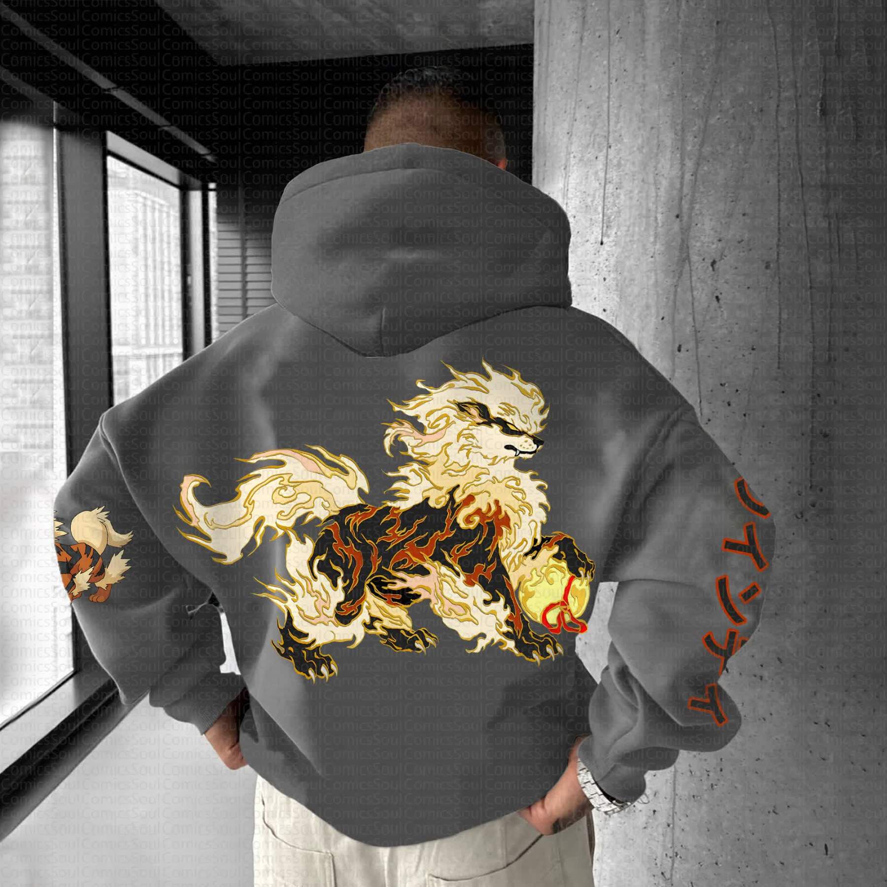 Unisex “Pokémon” Anime Graphic Streetwear Vintage Hoodie