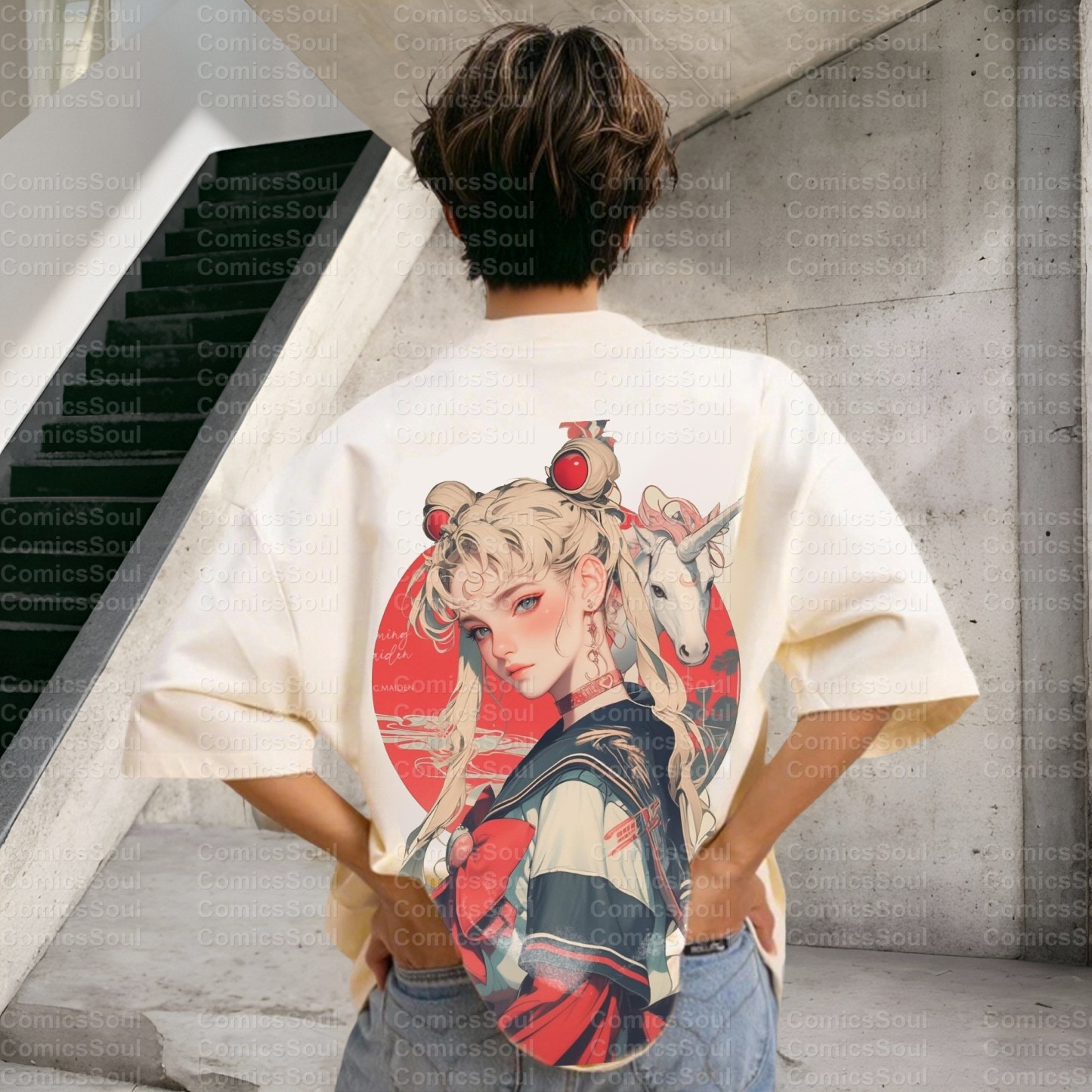 Unisex Anime Inspired Vintage T-Shirt