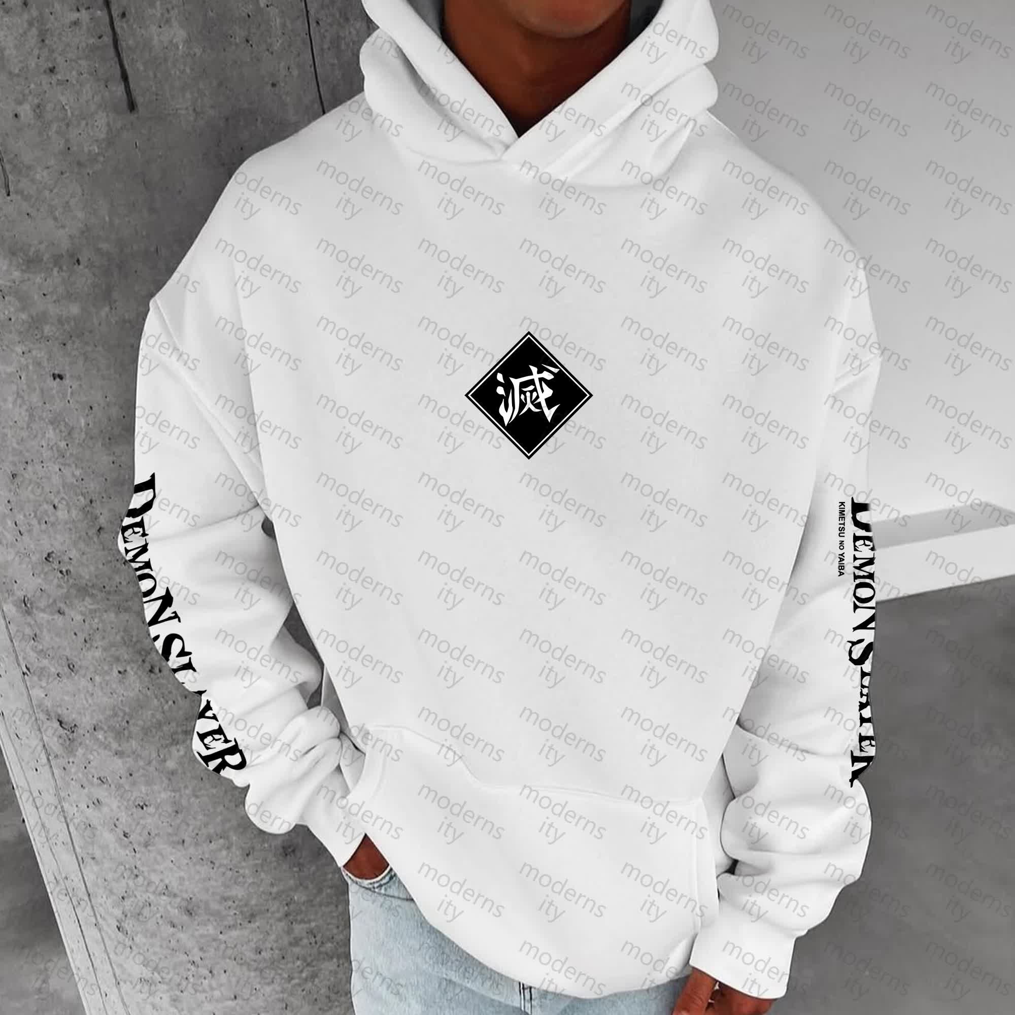 Unisex Vintage Hoodie丨Demon Slayer X Pokémon