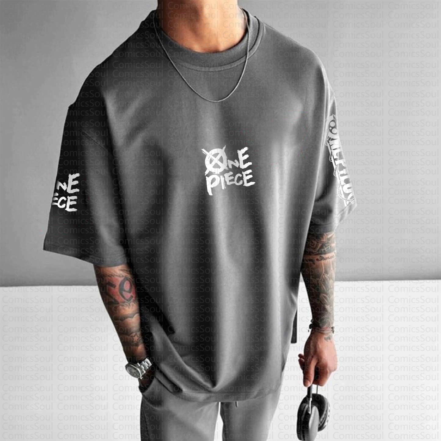 Unisex "One Piece" Anime Inspired Vintage T-Shirt