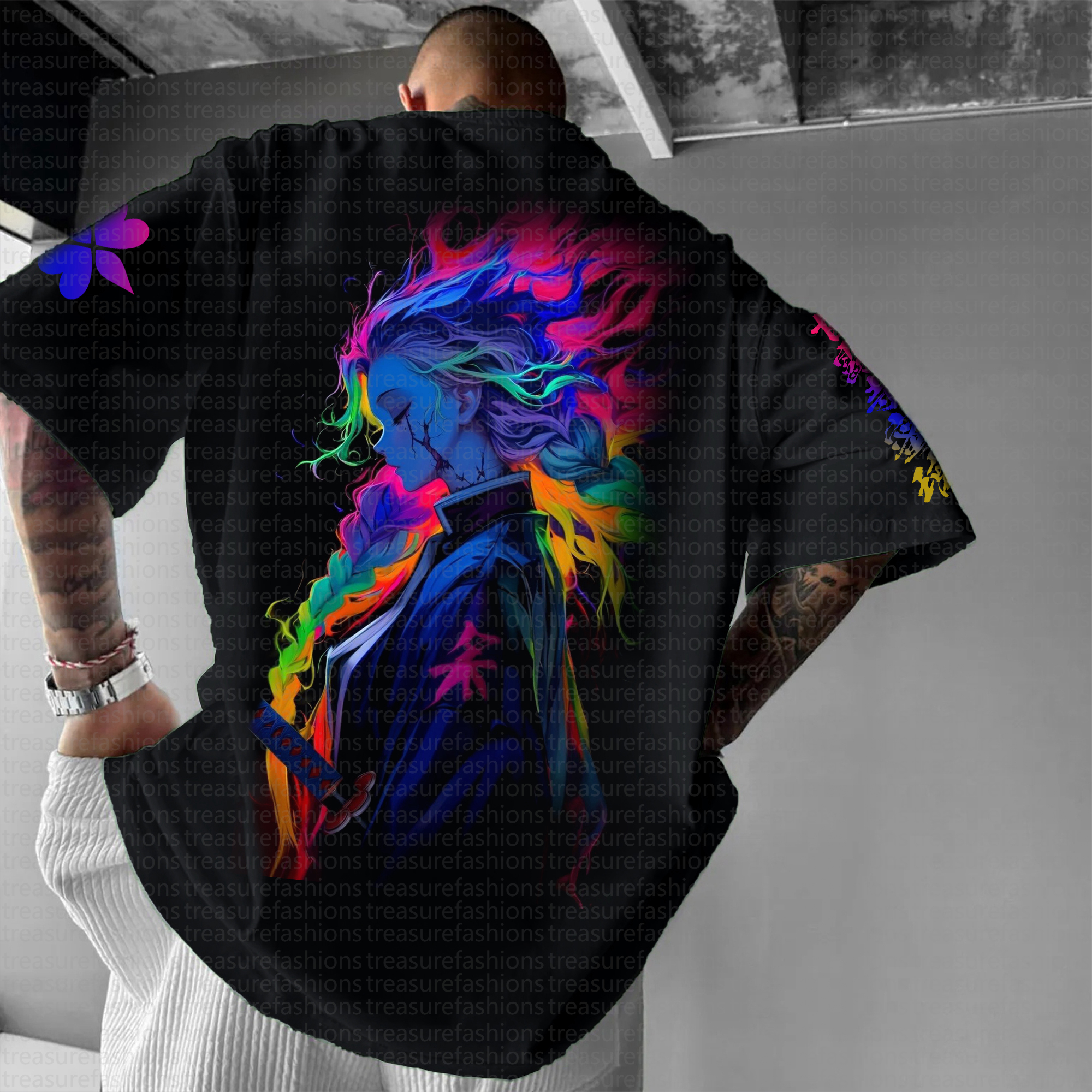 Unisex  "Demon slayer" Anime Inspired Vintage T-Shirt