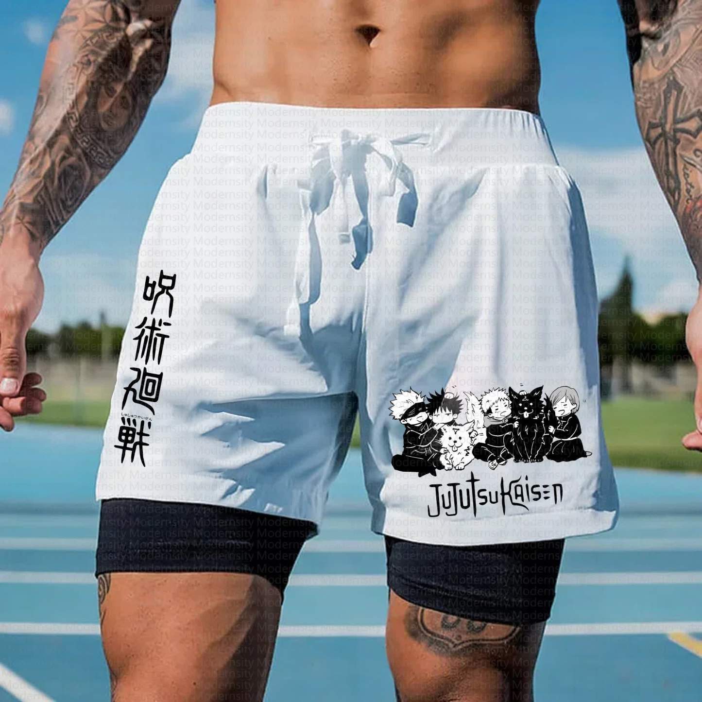 Unisex Casual Anime Streetwear Shorts 丨Demon Slayer X Pokémon