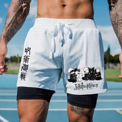 Unisex Casual Anime Streetwear Shorts 丨Jujutsu Kaisen