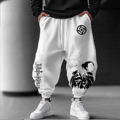 Unisex Anime Inspired Vintage Pants丨Jujutsu Kaisen