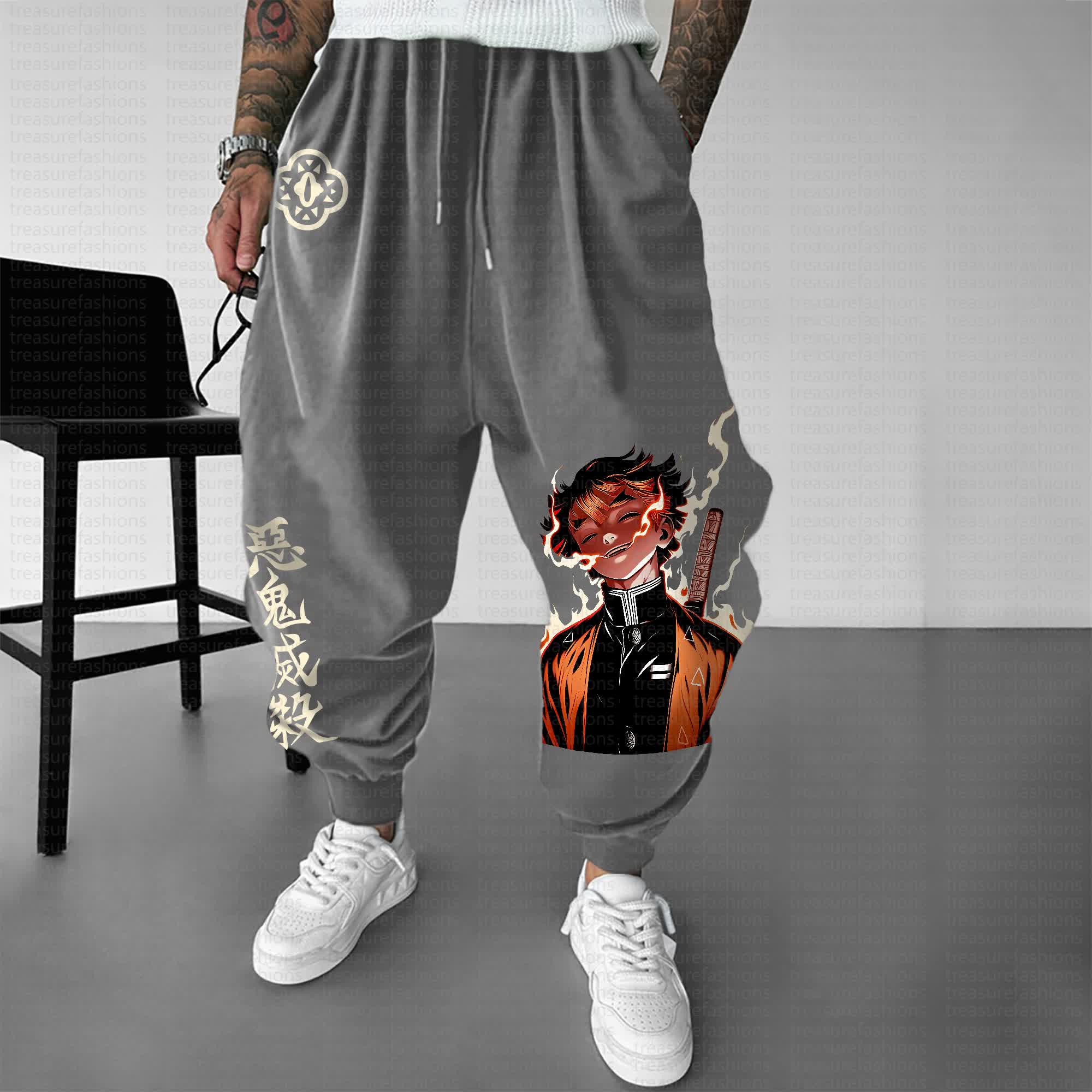 Unisex “Demon Slayer” Casual Anime Streetwear Pants