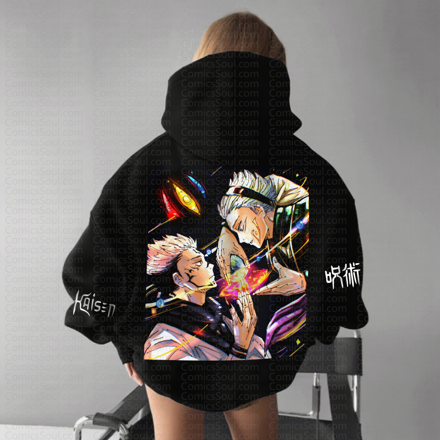 "Jujutsu Kaisen" Unisex Anime Inspired Vintage Hoodie