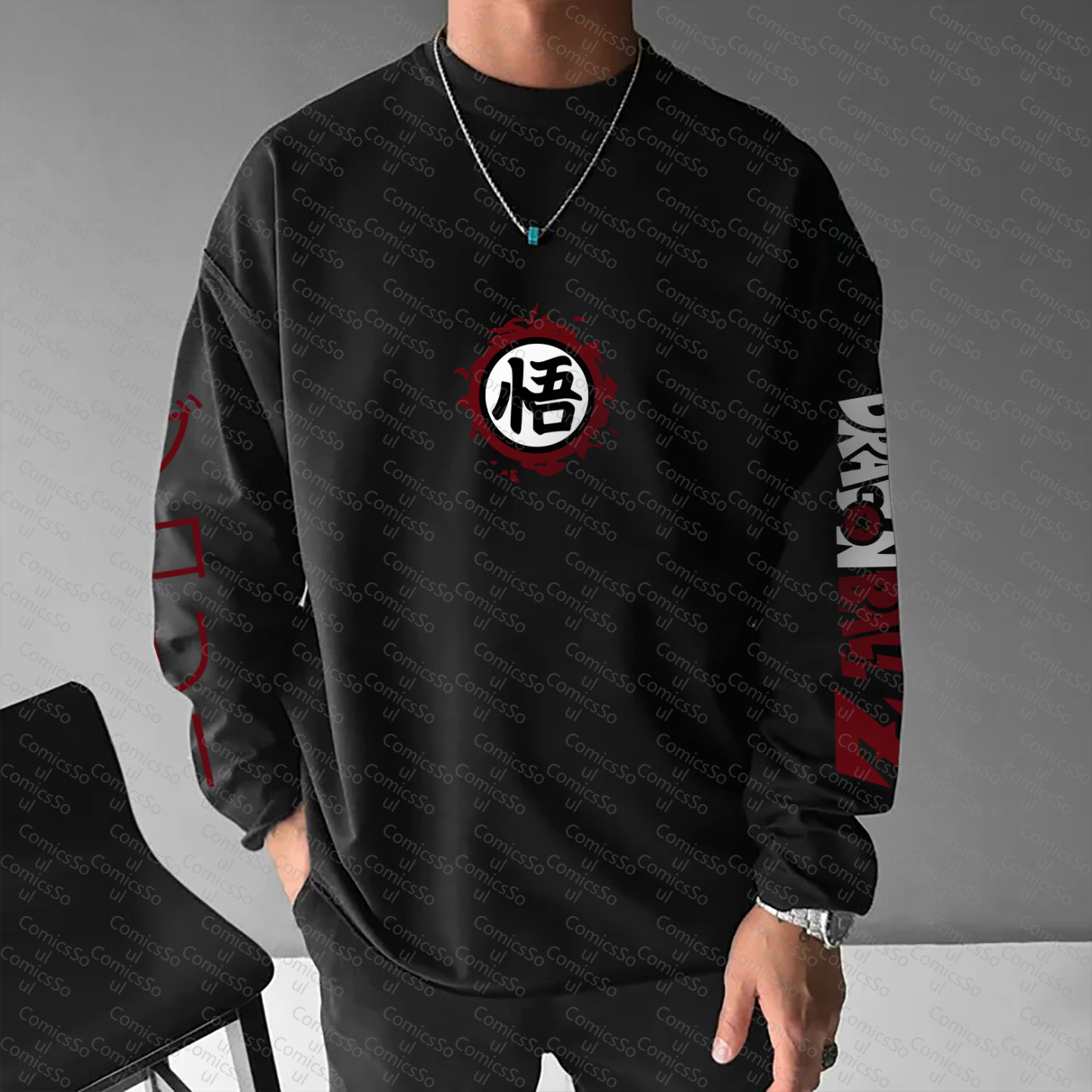 Unisex Anime Graphic Streetwear Vintage Long-Sleeved T-shirt