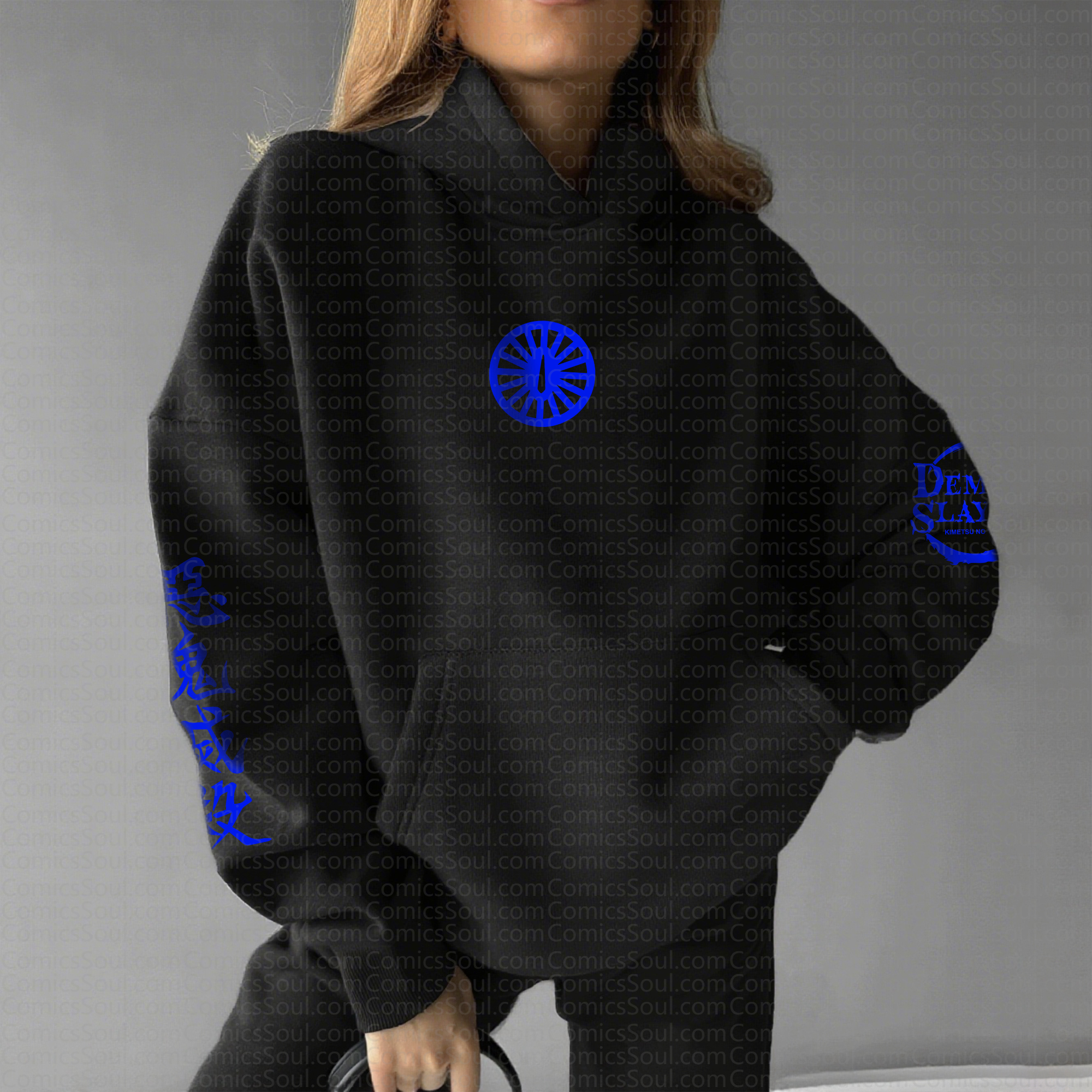 " Demon Slayer " Anime Inspired Vintage Hoodie