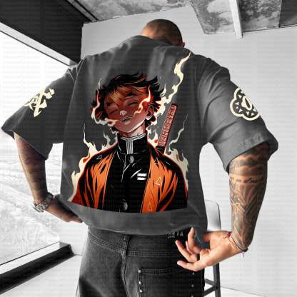 Unisex "Demon Slayer" Anime Inspired Vintage T-Shirt