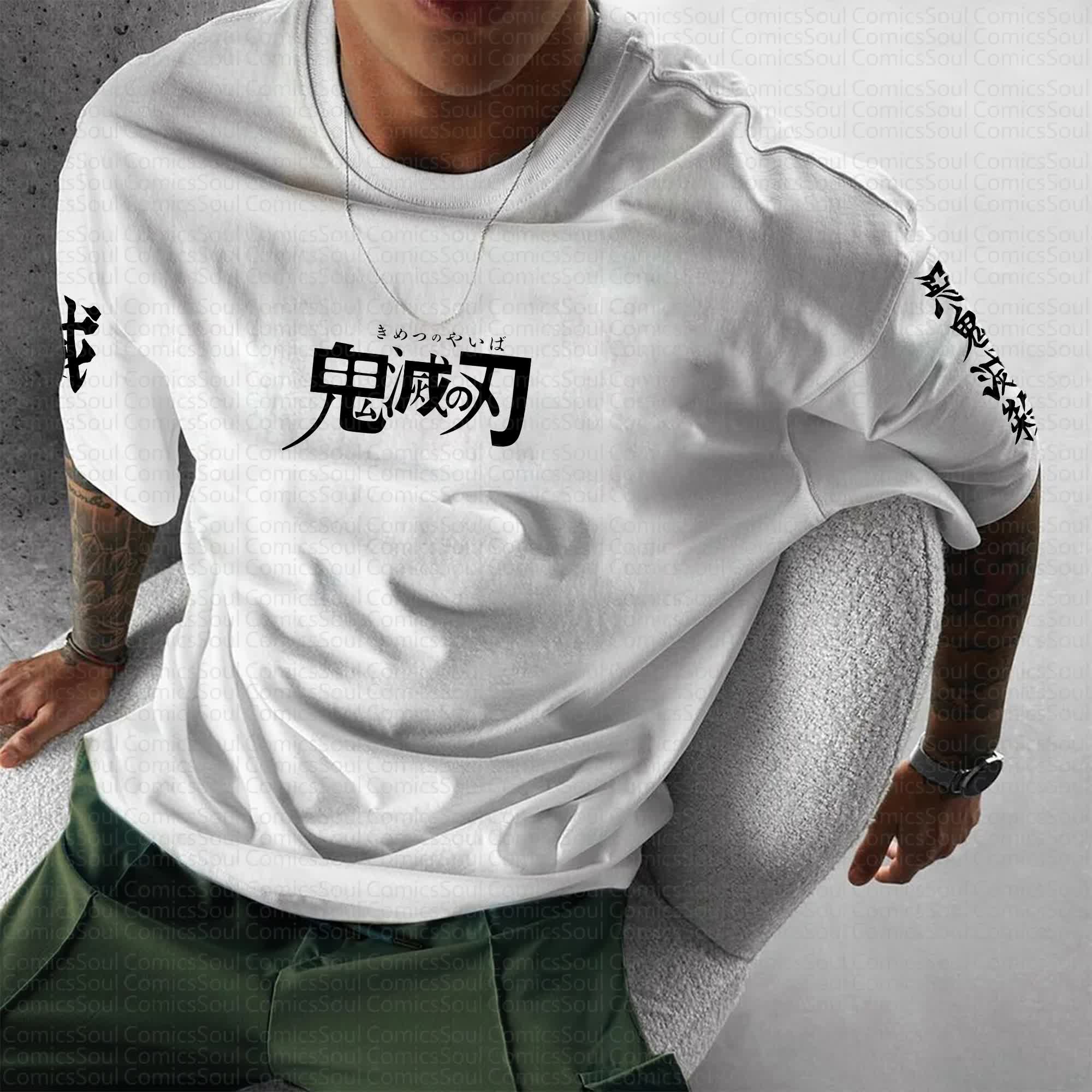 Unisex Anime Inspired Vintage T-Shirt丨Demon Slayer X Pokémon