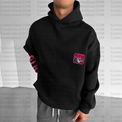 Unisex Anime Print  Casual Oversized Hoodie
