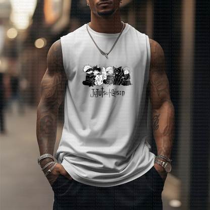 Unisex  “Tank Top” Casual Anime  Tank Top