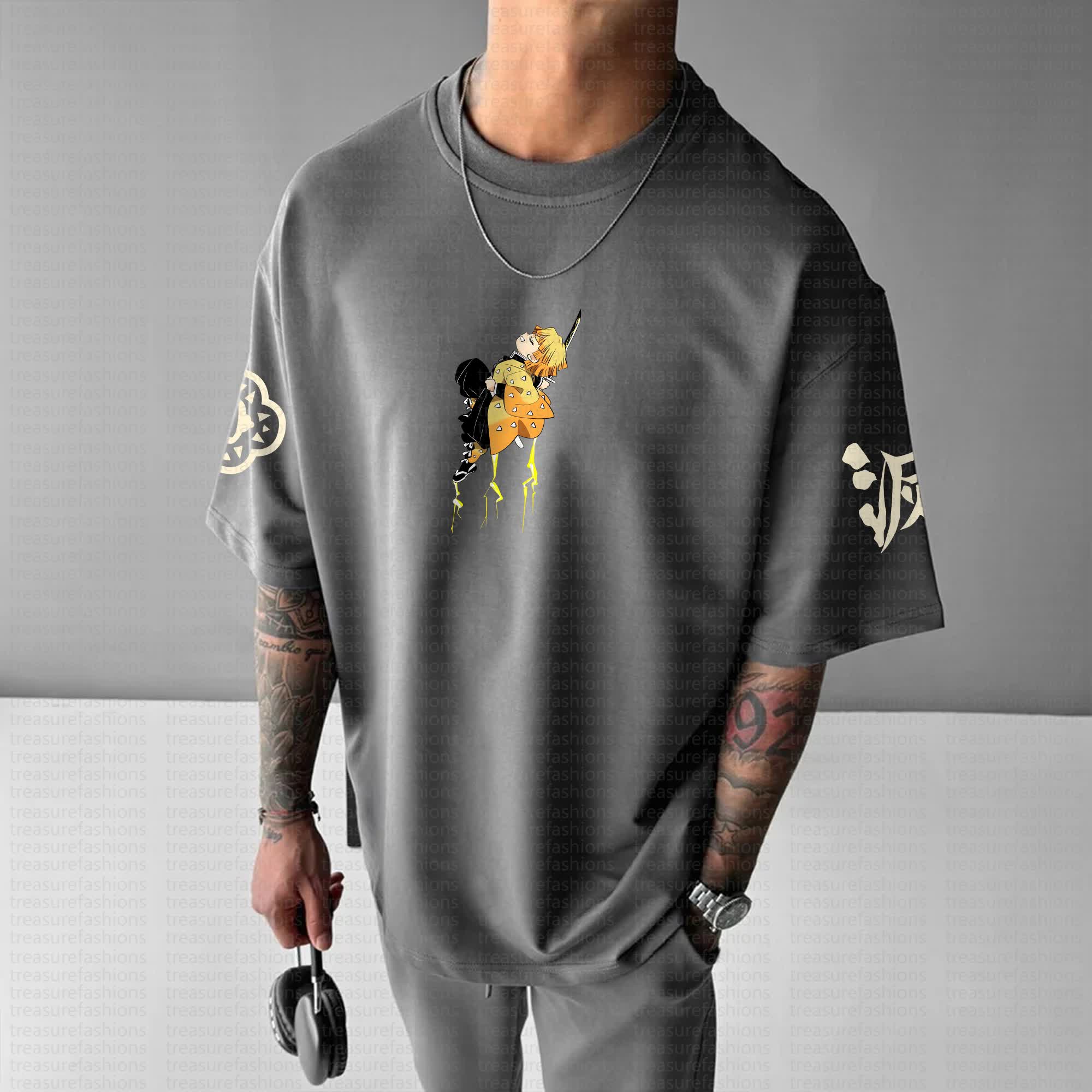 Unisex "Demon Slayer" Anime Inspired Vintage T-Shirt