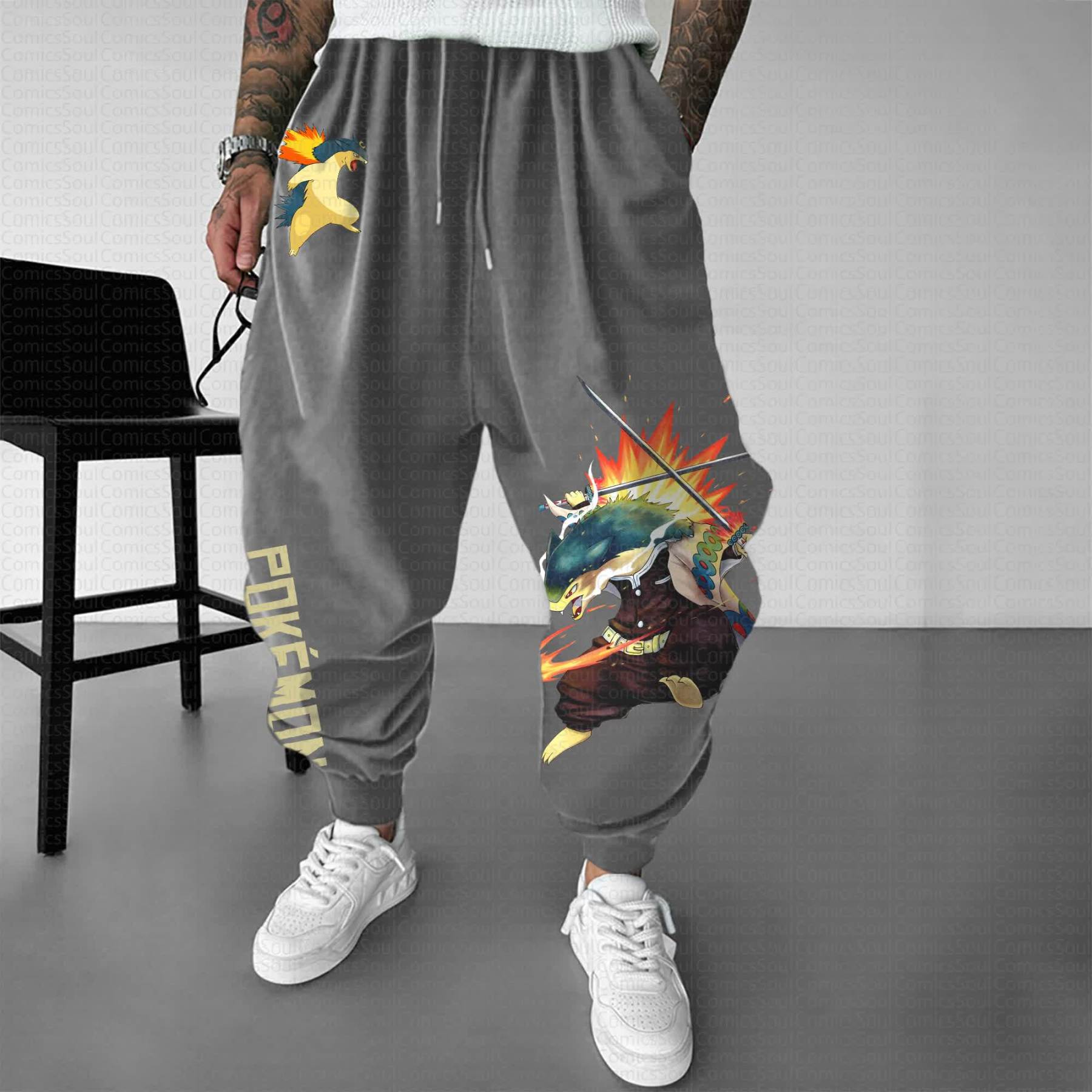 Unisex “Pokémon” Casual Anime Streetwear Pants