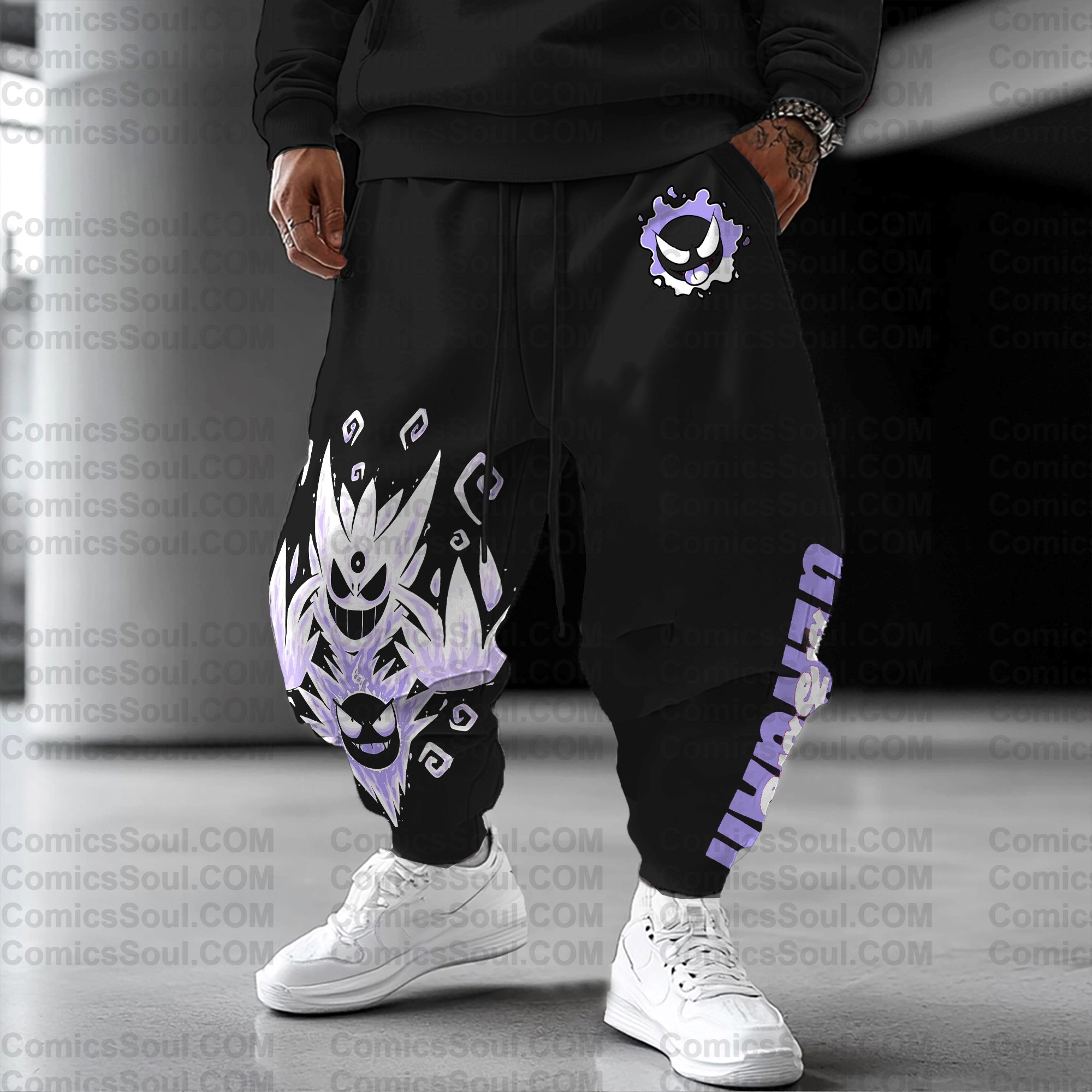 Unisex Anime Inspired Vintage Pants| Gengar
