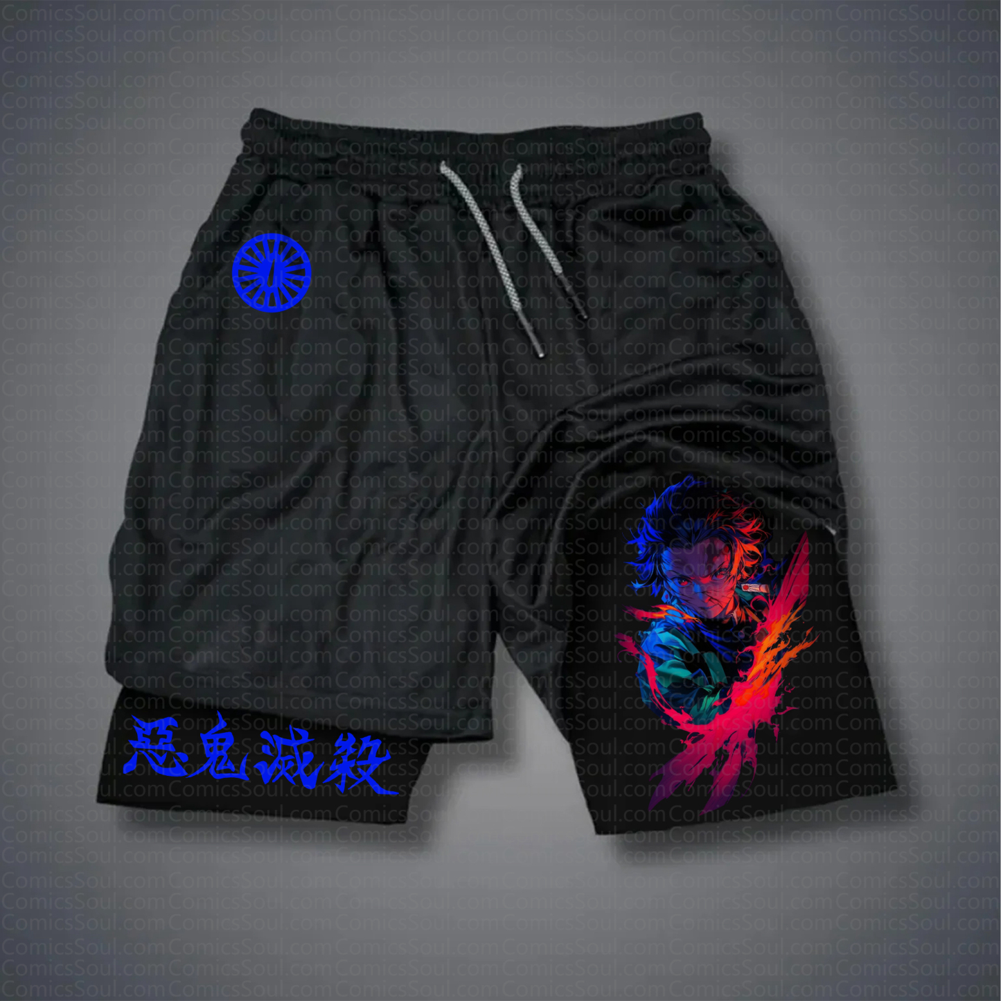 Unisex “ Demon slayer ” Casual Streetwear Shorts