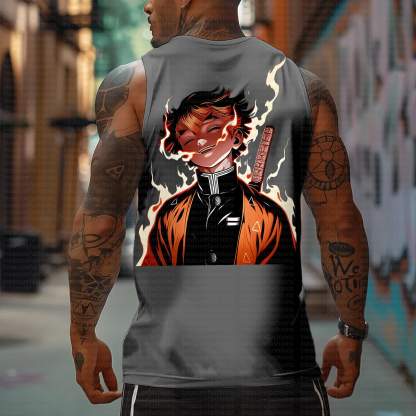 Unisex “Demon Slayer” Casual Anime  Tank Top