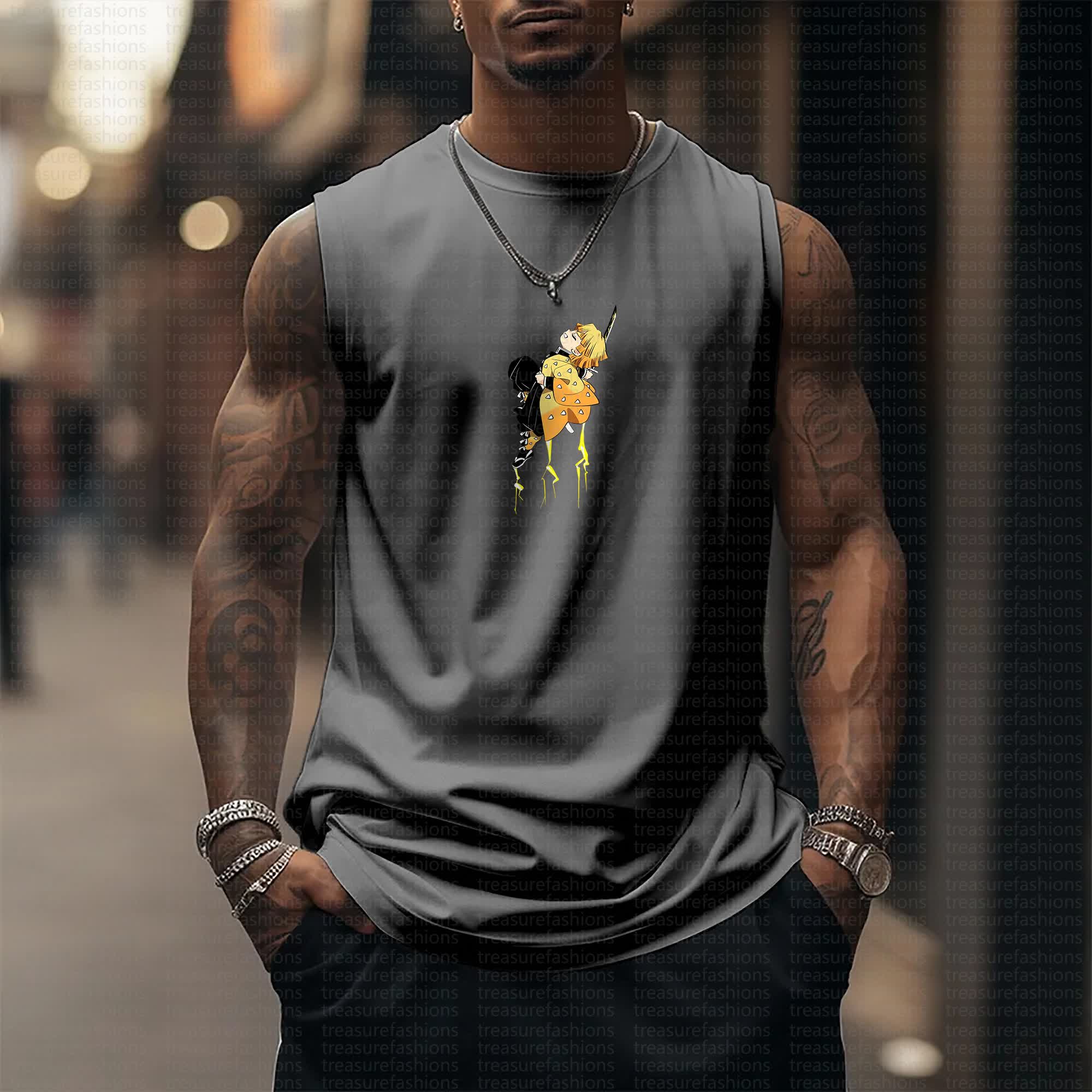 Unisex “Demon Slayer” Casual Anime  Tank Top