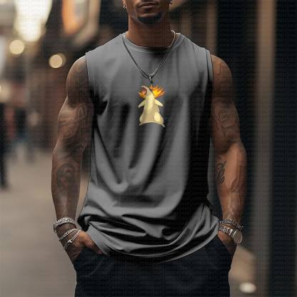 Unisex “Pokémon” Casual Anime  Tank Top