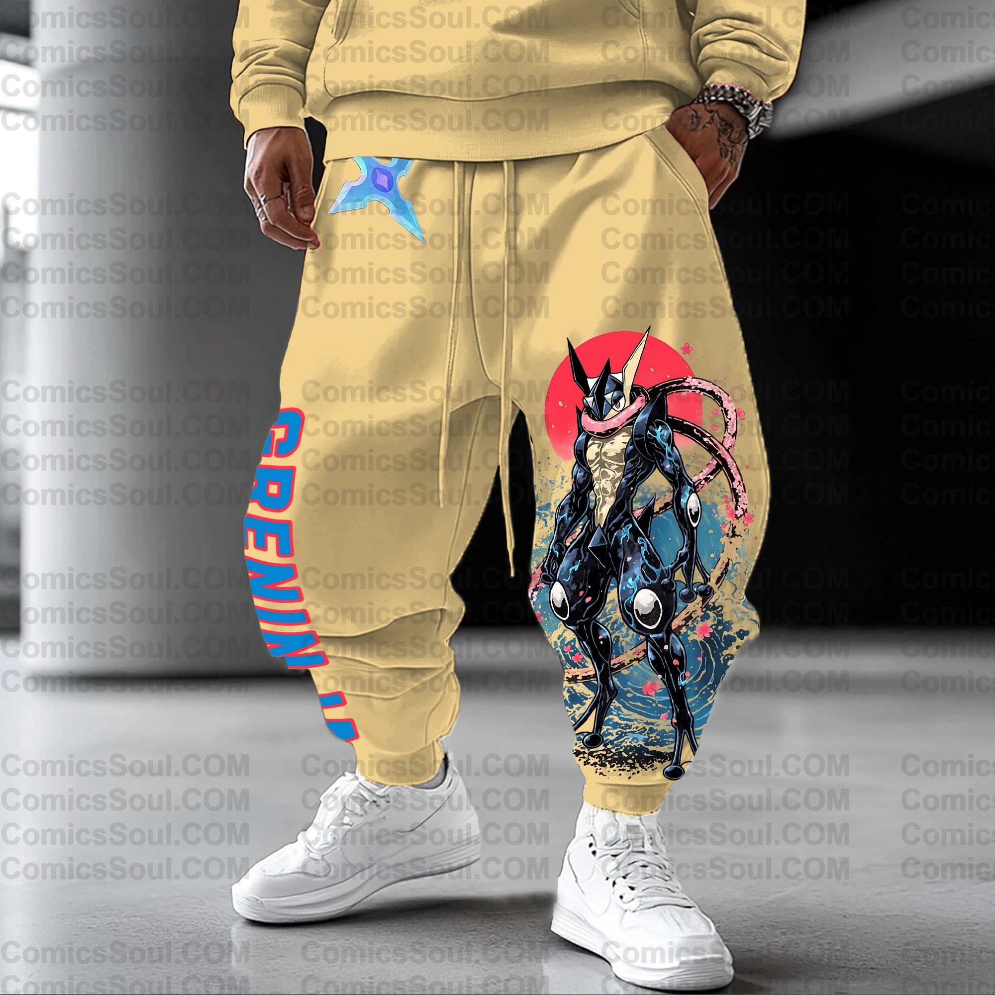 (Plus Velvet)Unisex Casual Anime Streetwear Pants