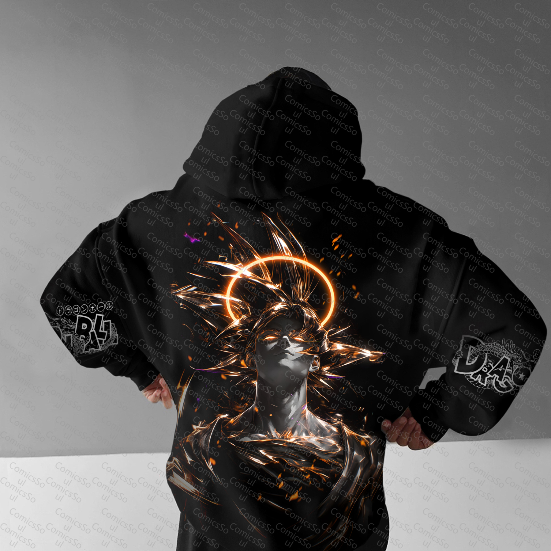 Unisex Anime Graphic Streetwear Vintage Hoodie