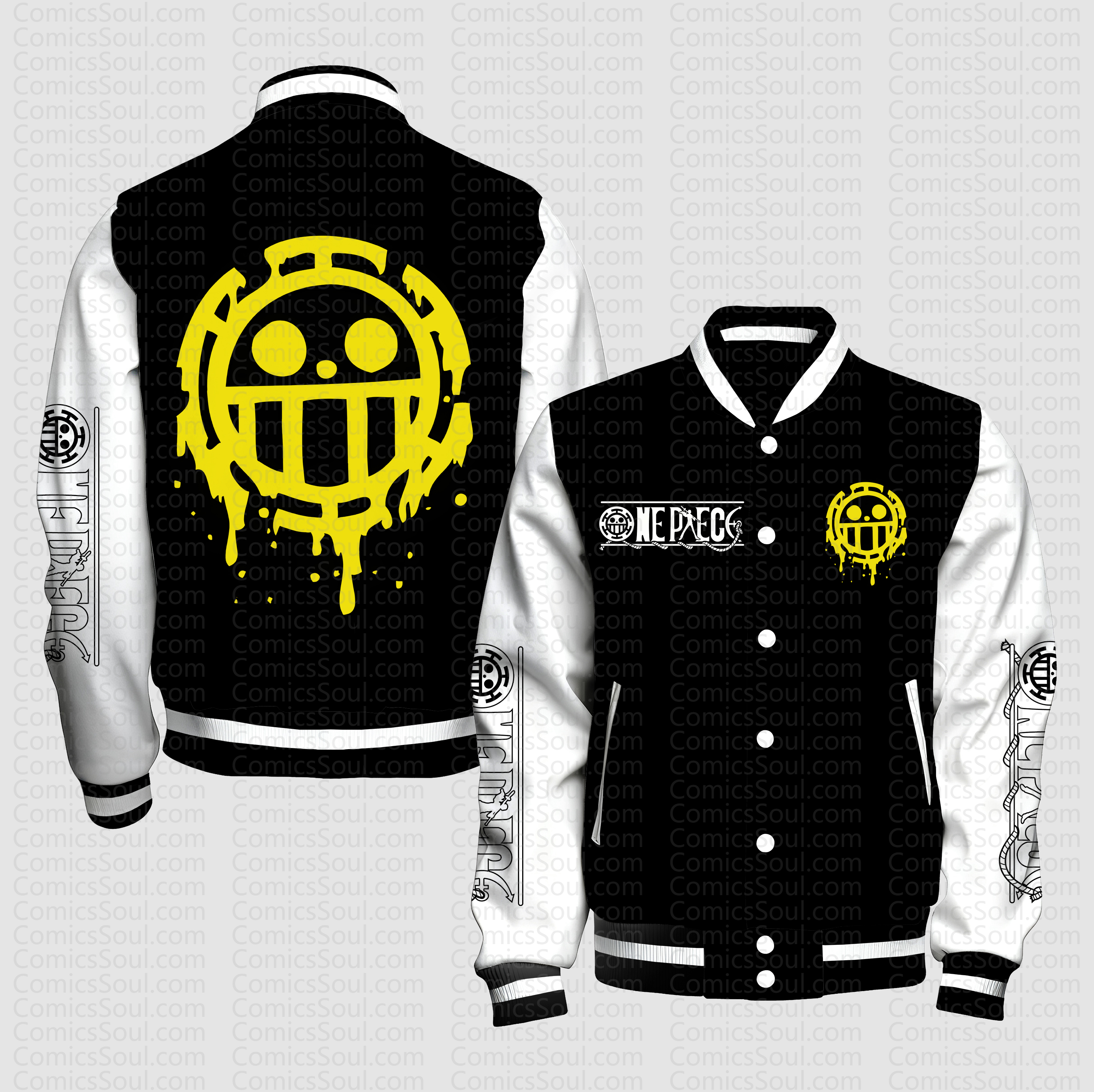 Unisex Vintage Anime Graphic Jacket