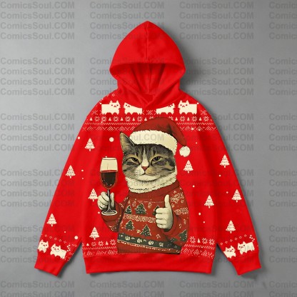 Plus Velvet Unisex Anime Graphic Streetwear Vintage Hoodie