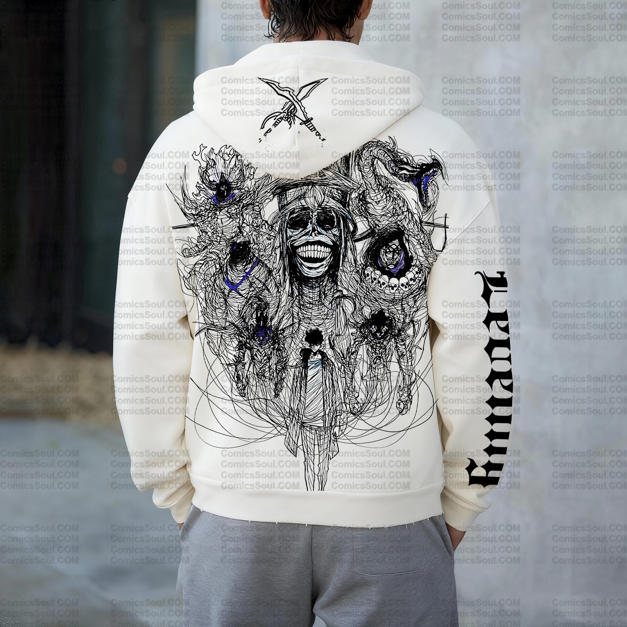 Unisex Graphic Streetwear Vintage Zipper Cardigan Plush Hoodie