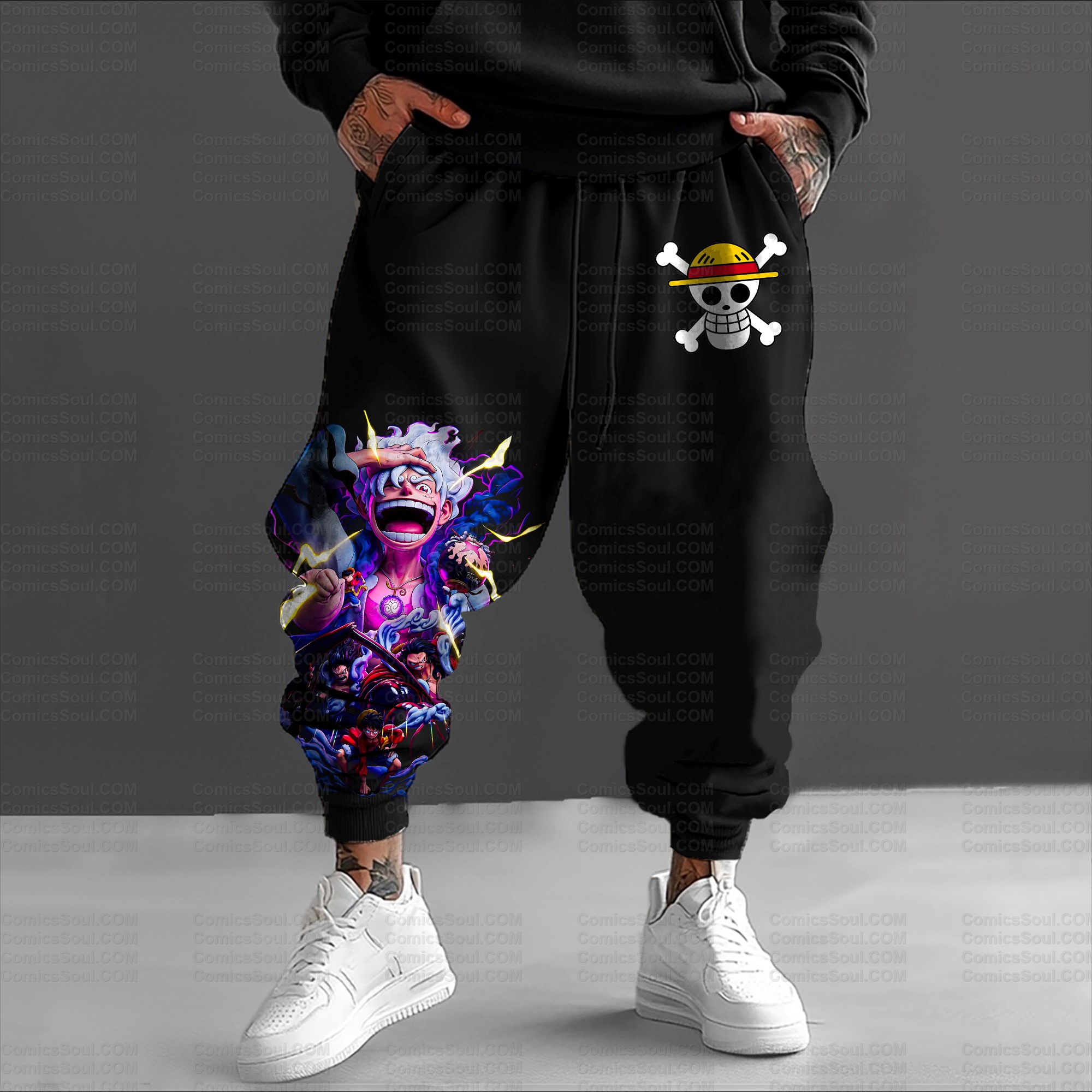 Unisex Anime Inspired Vintage Plush Pants