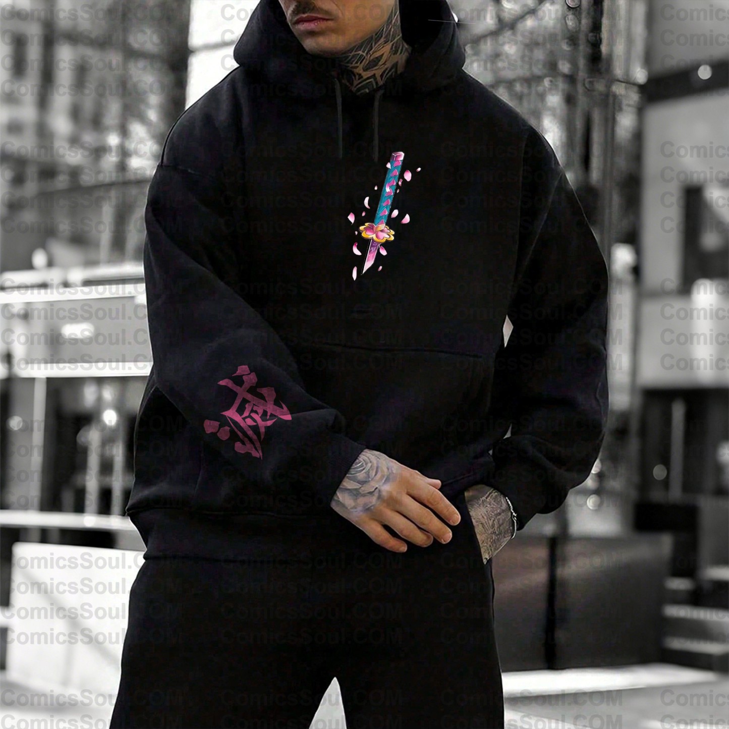 Unisex “ Demon slayer   ” Graphic Streetwear Vintage Hoodie