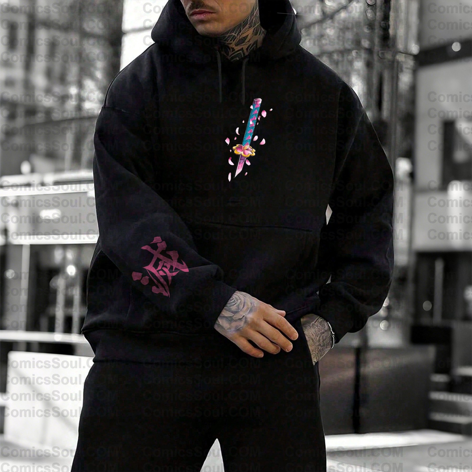 Unisex “ Demon slayer   ” Graphic Streetwear Vintage Hoodie