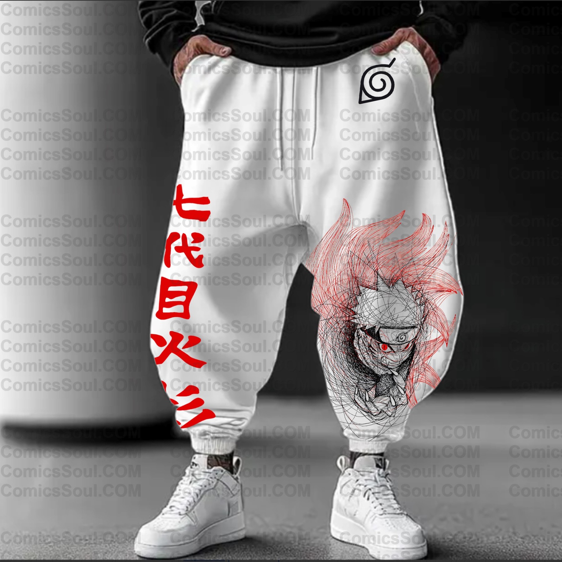 Unisex Anime Inspired Vintage Plush Pants