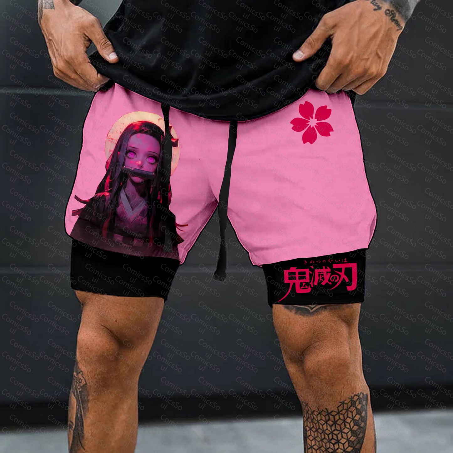 Unisex  “Demon Slayer” Casual Anime Streetwear Shorts