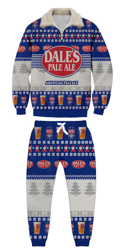 Unisex  3D Printed Dale's Pale Ale Ugly Christmas Sweatshirt Set