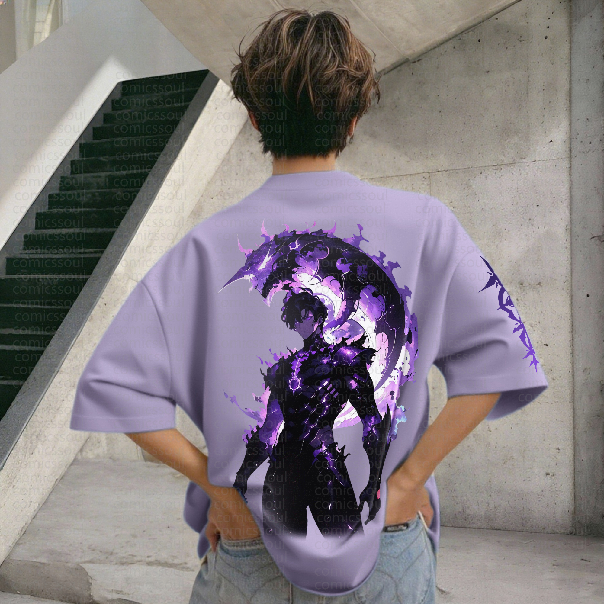 "Solo Leveling" Anime Inspired Vintage T-Shirt