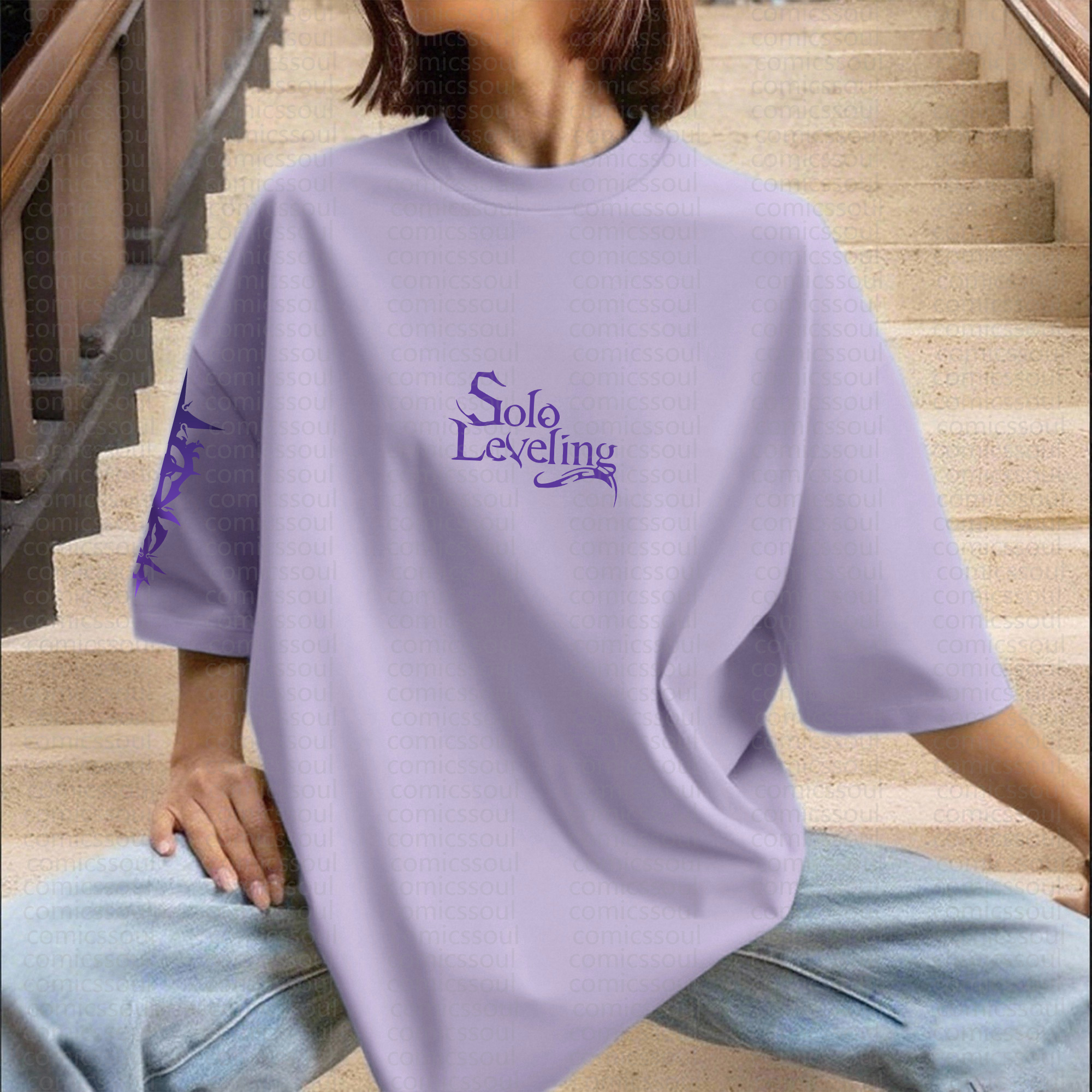 "Solo Leveling" Anime Inspired Vintage T-Shirt