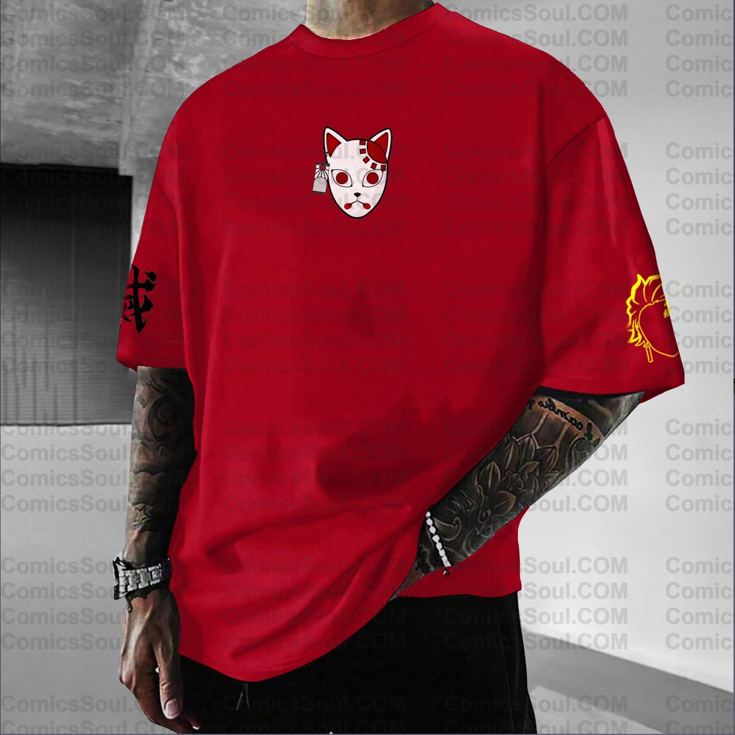 Unisex  " Demon slayer " Anime Inspired Vintage T-Shirt