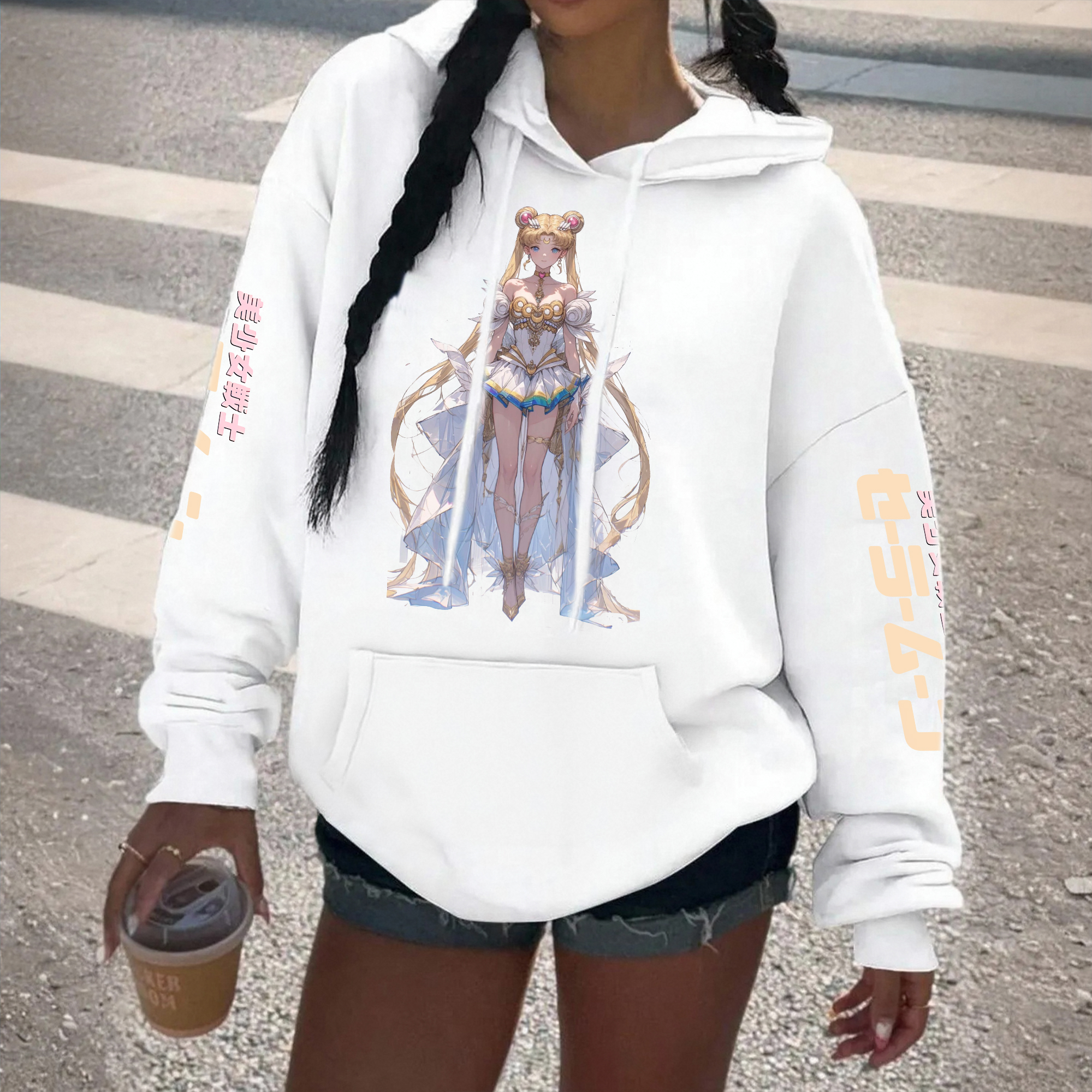 ‘’Sailor Moon" Anime Inspired Vintage Hoodie