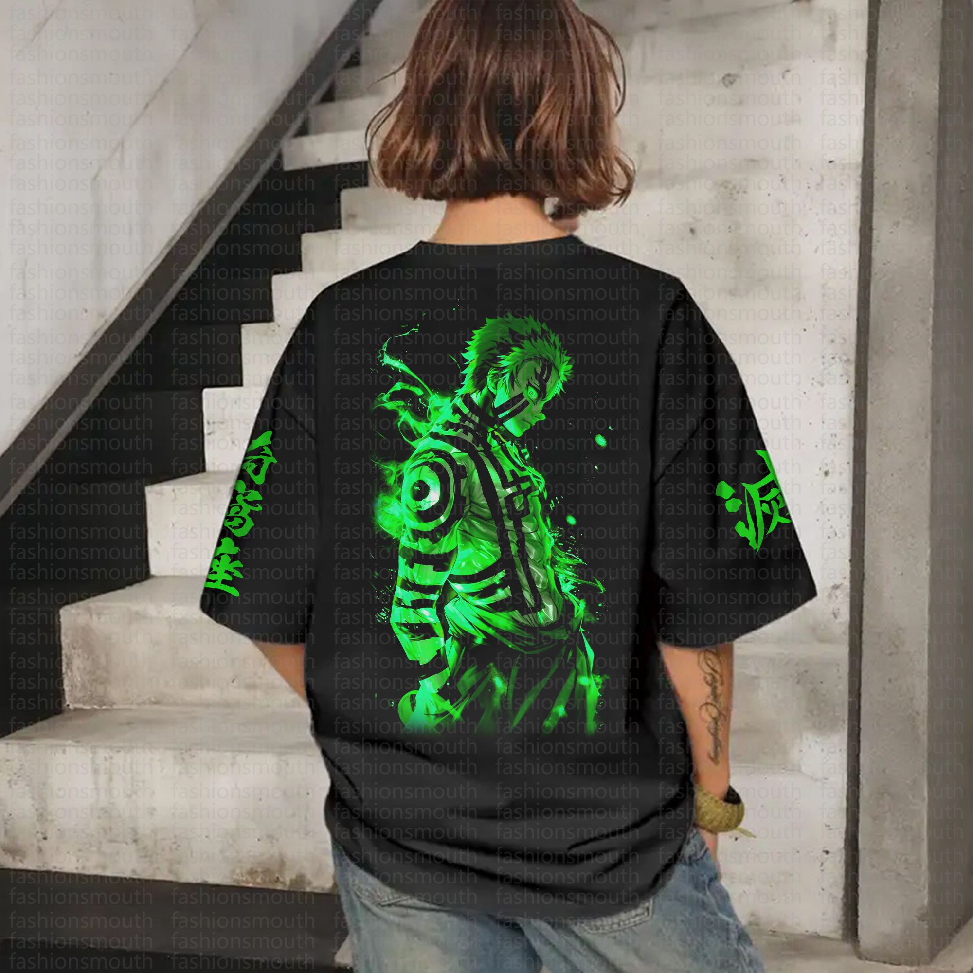 "Demon Slayer" Anime Inspired Vintage T-Shirt