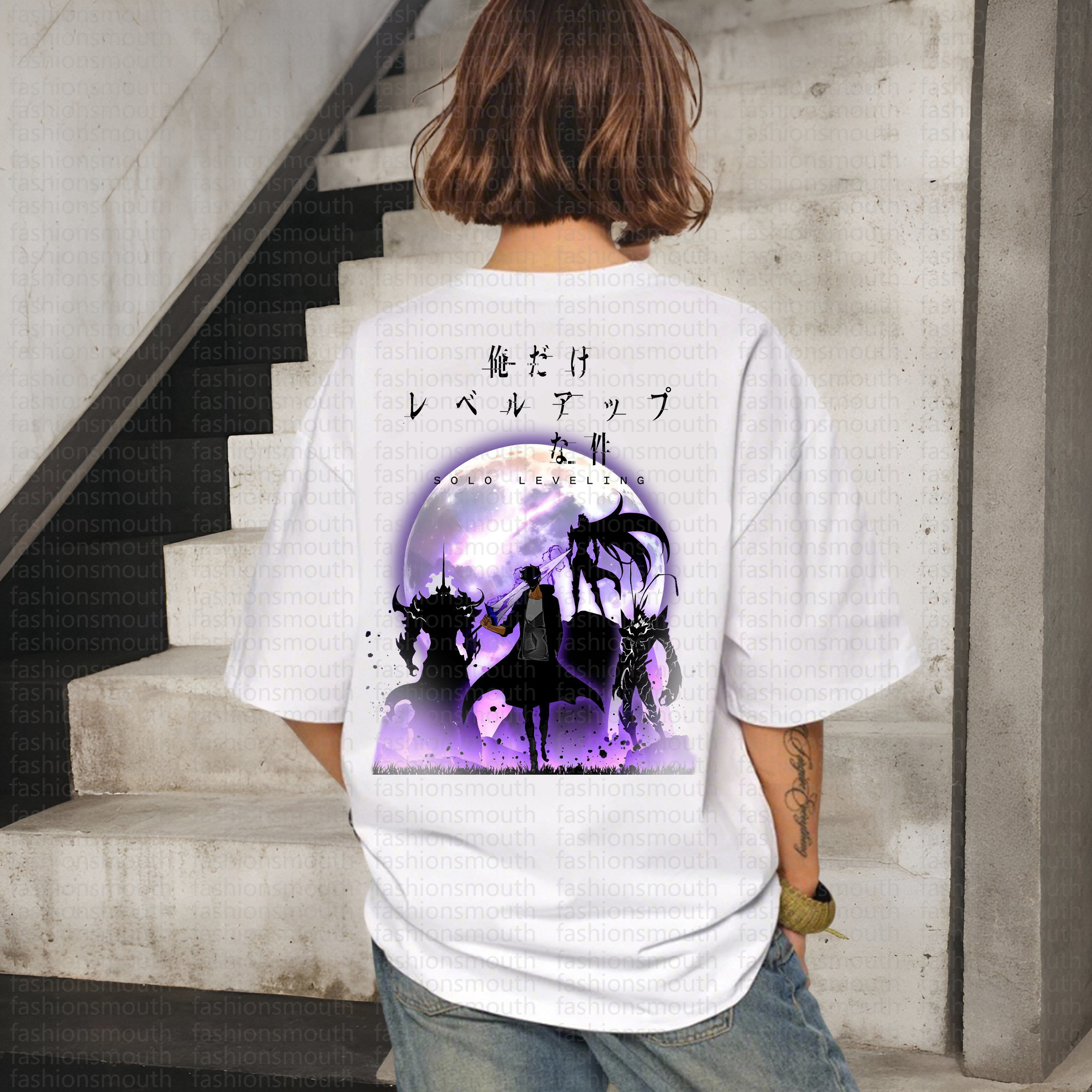 "Solo Leveling" Anime Inspired Vintage T-Shirt
