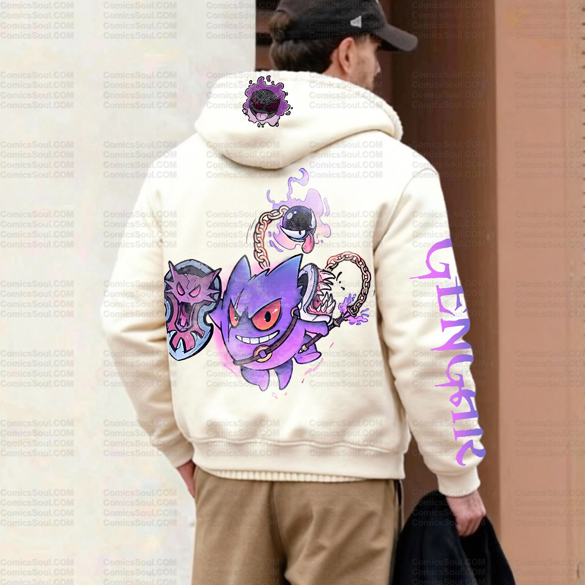 Unisex Graphic Streetwear Vintage Zipper Cardigan Plush Hoodie