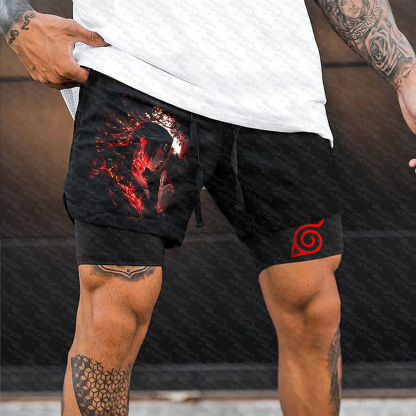Unisex    Casual Anime Streetwear Gym Shorts