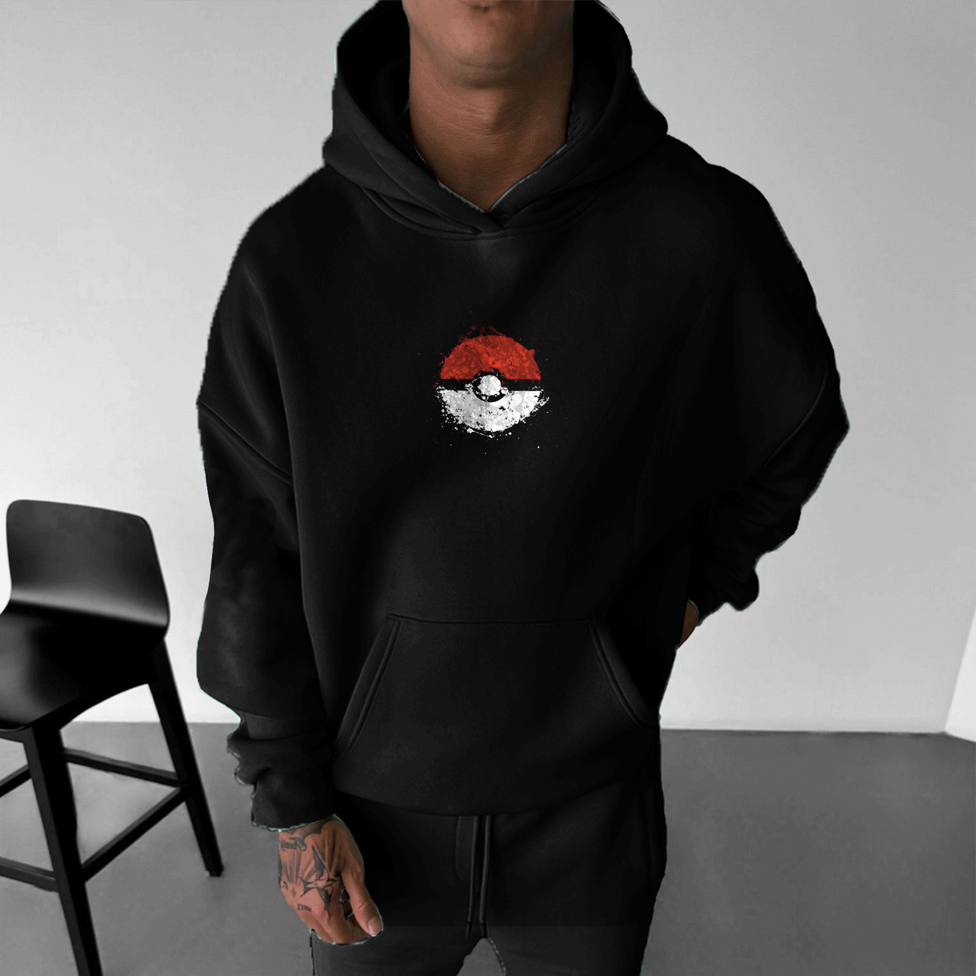 Unisex Anime Graphic Streetwear Vintage Hoodie