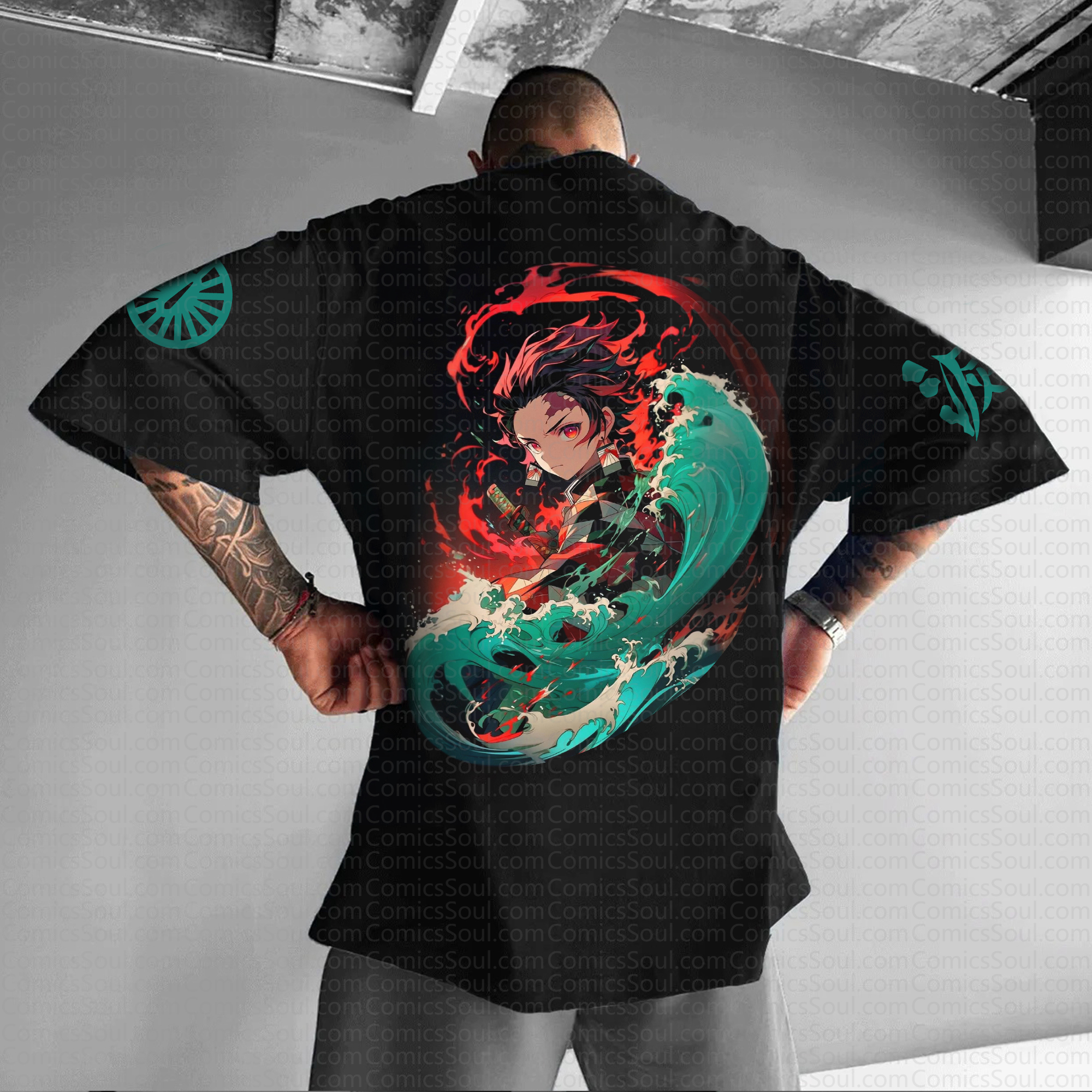 Unisex "Demon slayer" Anime Inspired Vintage T-Shirt